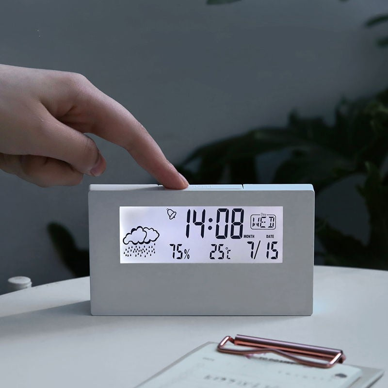 LCD Electric Desk Alarm clock