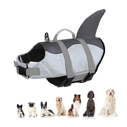 Dog Life Jacket Ripstop Shark Vests
