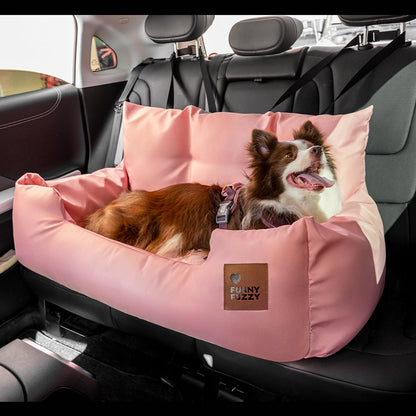 Waterproof travel Dog Car Back Seat and bed